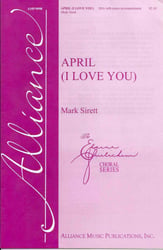 April (I Love You) SSA choral sheet music cover